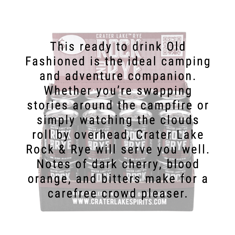 Crater Lake Rock & Rye Cocktail 100ml 4 pack