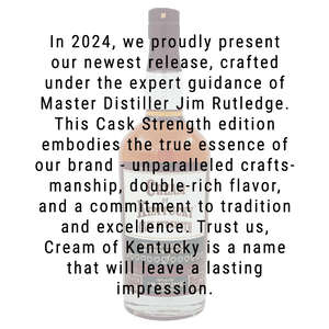 Cream Of Kentucky Cask Strength Bourbon Whiskey 750mL