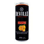 Deville Beverage Co. Vodka + Soda Orange 12.oz 4 Pack