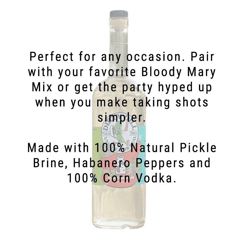Dirty Dill Spicy Pickle Vodka Shot 1L