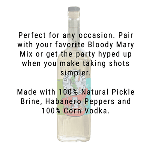Dirty Dill Spicy Pickle Vodka Shot 1L