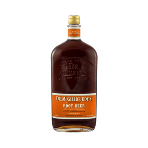 Dr McGillicuddy's Root Beer Liqueur bottle – smooth creamy root beer flavor, ideal for sipping or cocktails