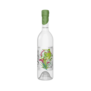 El Jolgorio Espadín Mezcal bottle – handcrafted artisanal mezcal from Oaxaca with smooth smoky flavor and traditional Mexican design