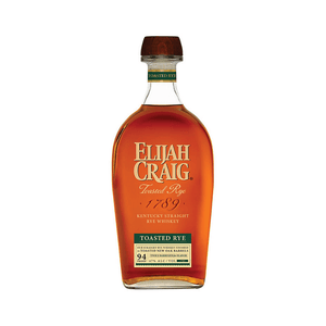Elijah Craig Straight Rye Whiskey Toasted Rye 94 Proof 750ml Bottle - Premium Rye Whiskey