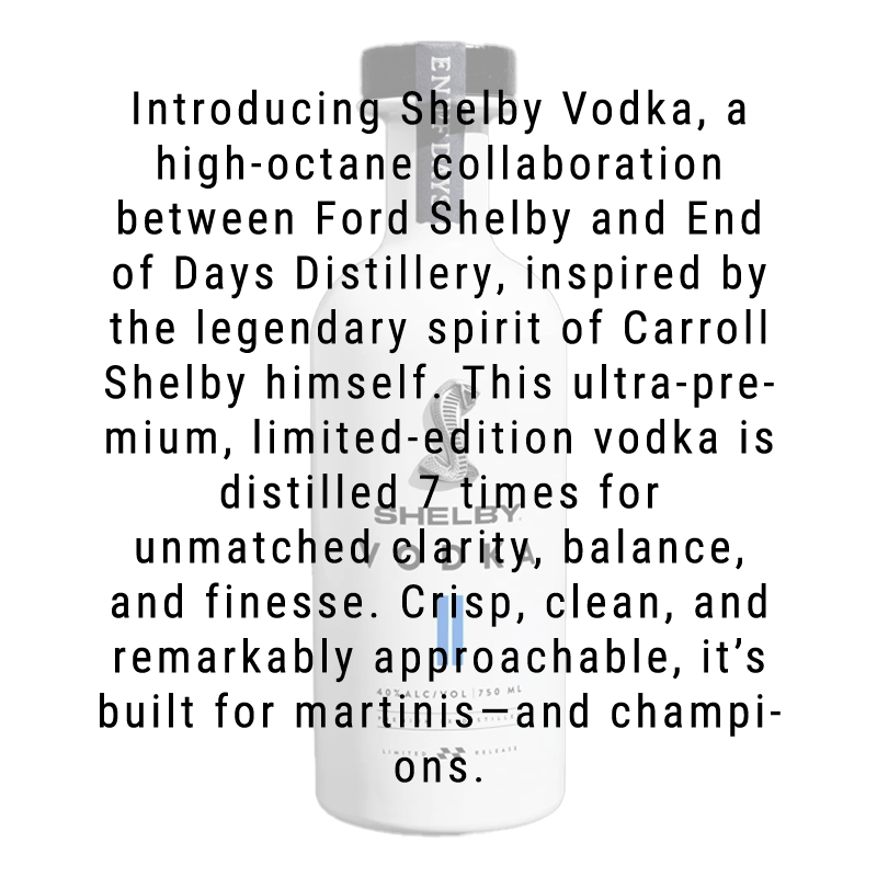 End of Days Shelby Vodka 750mL