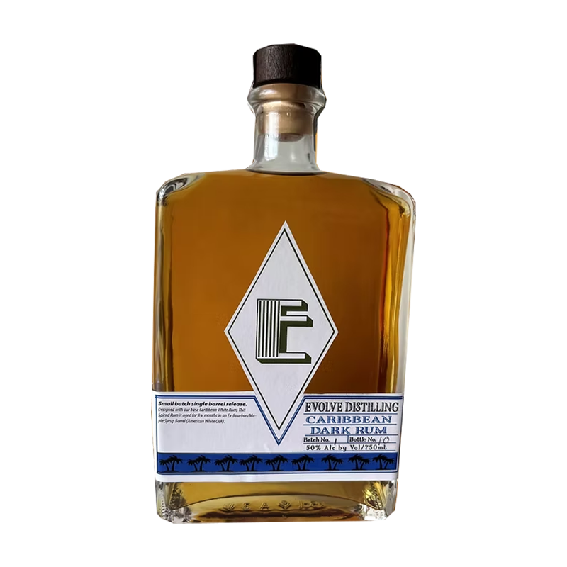 Evolve Distilling Caribbean Dark Rum 750mL