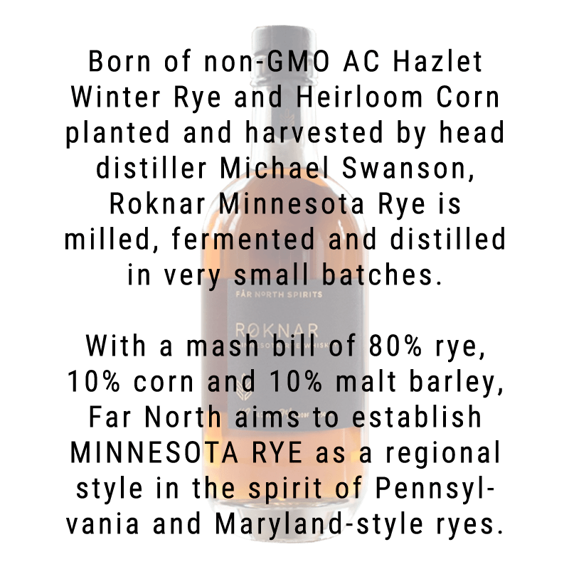 Far North Roknar Minnesota Rye Whiskey 750mL