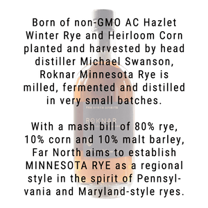 Far North Roknar Minnesota Rye Whiskey 750mL