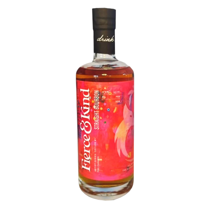 Fierce and Kind Cancer Edition Straight Bourbon Whiskey 750ml