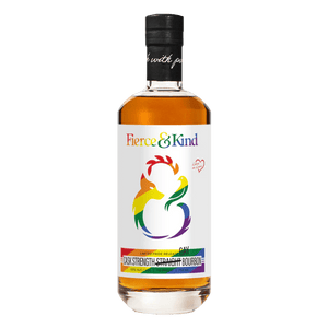 Fierce and Kind Pride Edition Single Barrel Cask Strength Straight Bourbon Whiskey 750ml