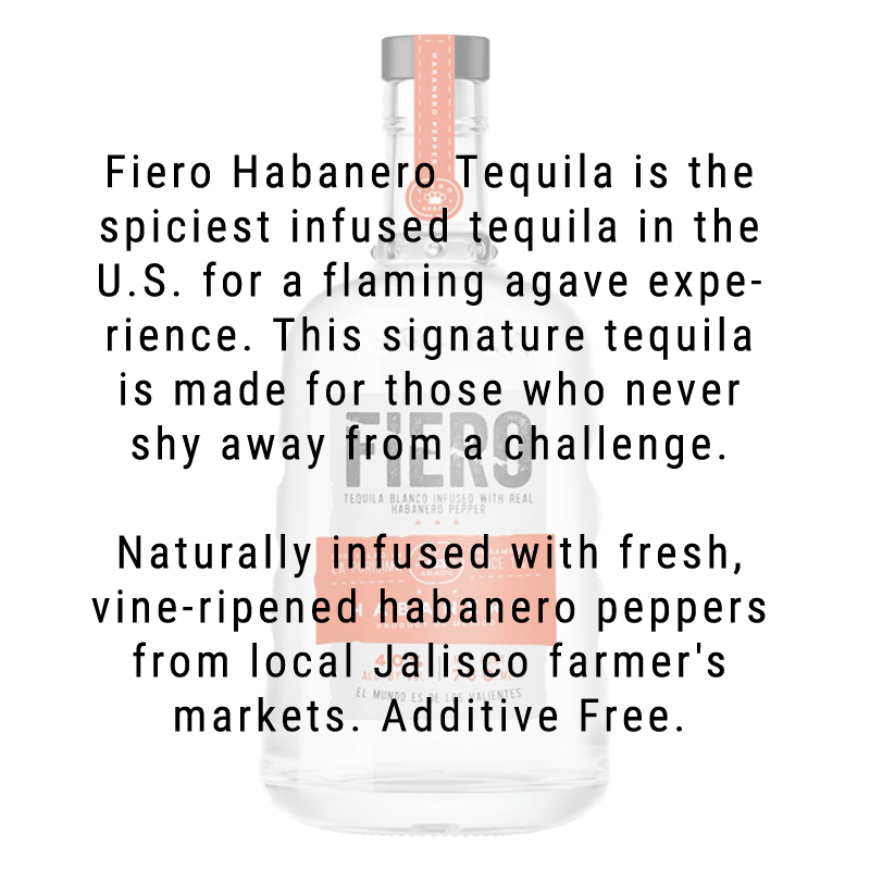 Fiero Habanero Blanco Tequila 750mL