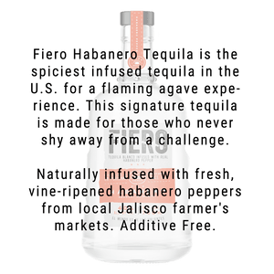 Fiero Habanero Blanco Tequila 750mL