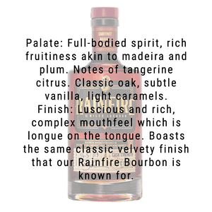 Firewater Distillery Rainfire Bourbon Whiskey Finished in Cabernet Sauvignon Barrels 750mL