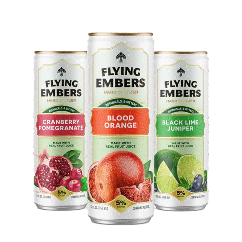 Flying Embers Botanicals and Bitters Hard Seltzer 6 pack 12.oz