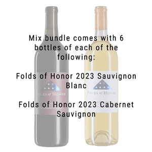 Folds of Honor 2023 Sauvignon Blanc & 2023 Cabernet Sauvignon 12 Pack