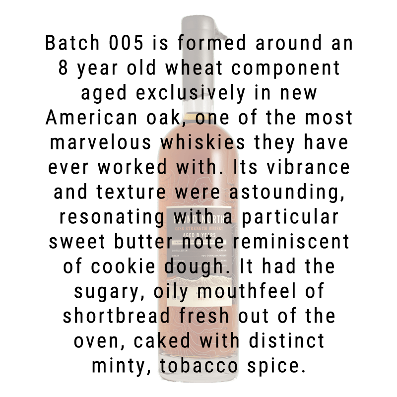 Found North Batch 005 8 Year Cask Strength Whiskey 750mL