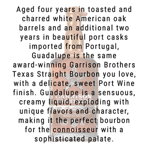 Garrison Brothers Guadalupe Texas Straight Bourbon Whiskey 750mL