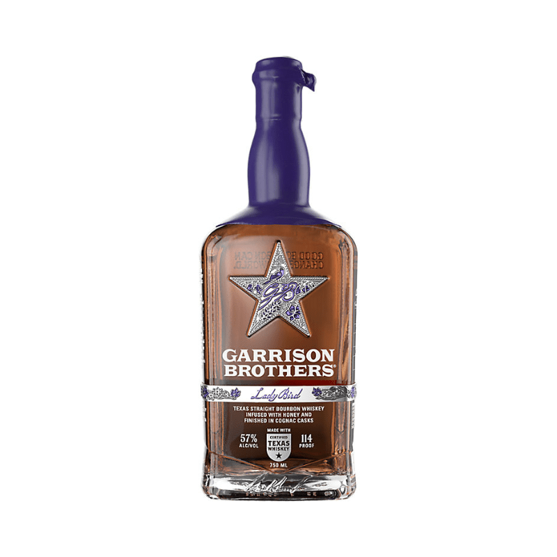 Bottle of Garrison Brothers Lady Bird Straight Bourbon Whiskey 114 Proof 750ml