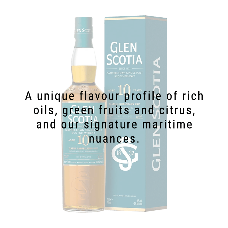 Glen Scotia 10 Year Scotch Whisky 750mL