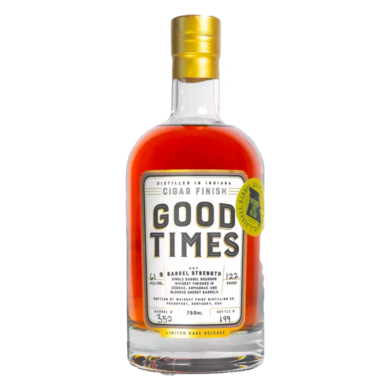 Good Times Cigar Barrel Strength Bourbon 750mL