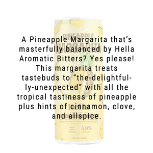 Hella Cocktail Co. Pineapple Margarita Cocktail 4 pack 12.oz