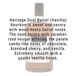Heritage Distilling Dual Barrel (Vanilla) Bourbon Whiskey 750mL