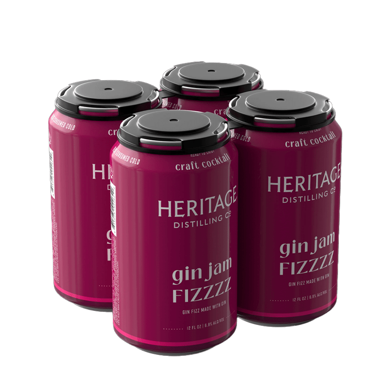 Heritage Distilling Gin Jam Fizzzz 4 Pack 12.oz