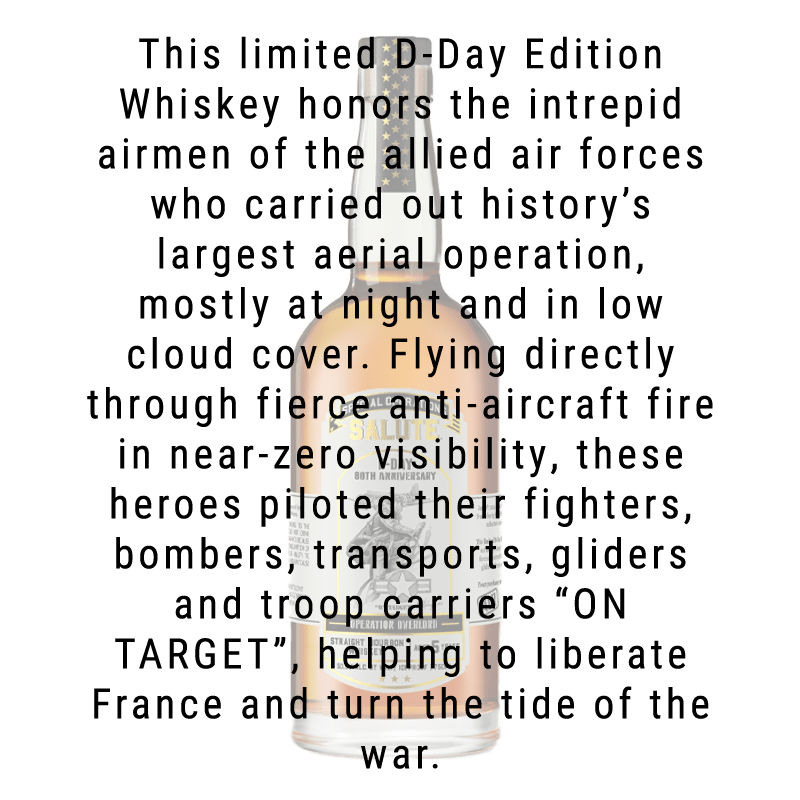 Heritage Distilling Special Operations Salute™ Whiskey - D-Day 80th Anniversary - AIR 750mL