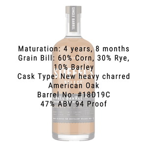 Heritage Distilling Stiefel's Select Single Barrel: High Rye Bourbon 750mL