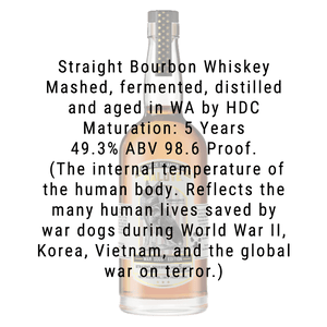 Heritage Distilling Service to America Salute™ Whiskey - War Dogs 750mL