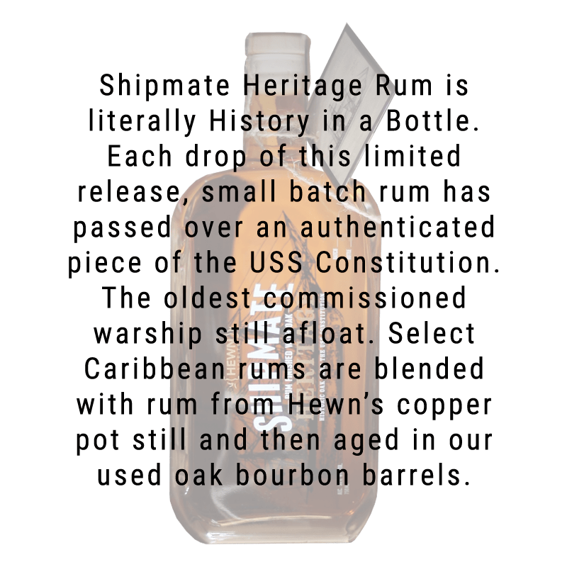 Hewn Spirits Shipmate Heritage Rum 750mL