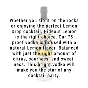 Hideout Lemon Flavored Vodka 750ml