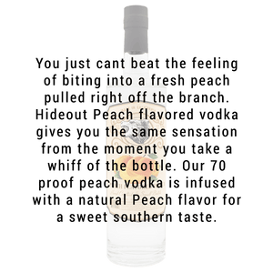 Hideout Peach Flavored Vodka 750ml