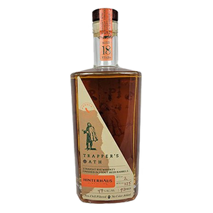 Hinterhaus Distilling Trapper's Oath Extra Aged Rye Whiskey 750mL