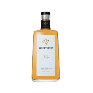 Inverroche Amber Gin bottle – premium craft gin with rich amber color and botanicals for a unique, smooth flavor