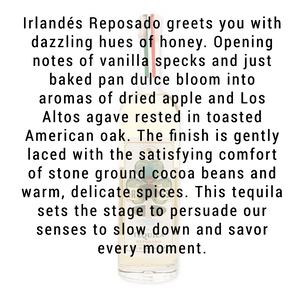 Irlandes Tequila Reposado 750mL