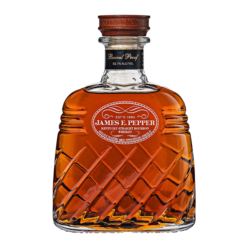James E. Pepper Barrel Proof Bourbon Whiskey 750mL