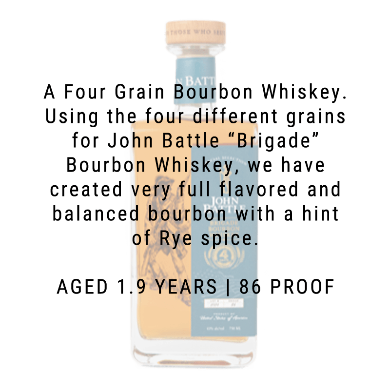 John Battle Brigade Bourbon Whiskey 750ml