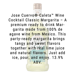 Jose Cuervo Caleta Wine Cocktail Classic Margarita 1.5L