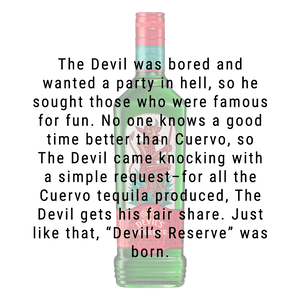 Jose Cuervo Devil's Reserve Tequila 1L