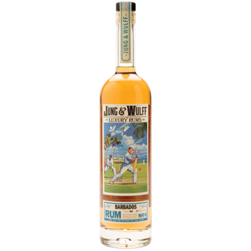 Jung & Wulff Barbados Luxury Rum bottle with elegant label and premium packaging