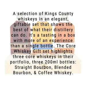 
            
                Load image into Gallery viewer, Kings County Distillery Core Whiskey Gift Set 750mL
            
        
