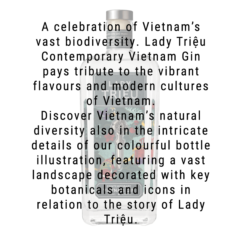 Lady Trieu Contemporary Vietnam Gin 750ml