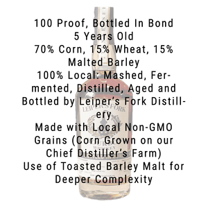 Leiper's Fork Bottled in Bond Bourbon Whiskey 750mL