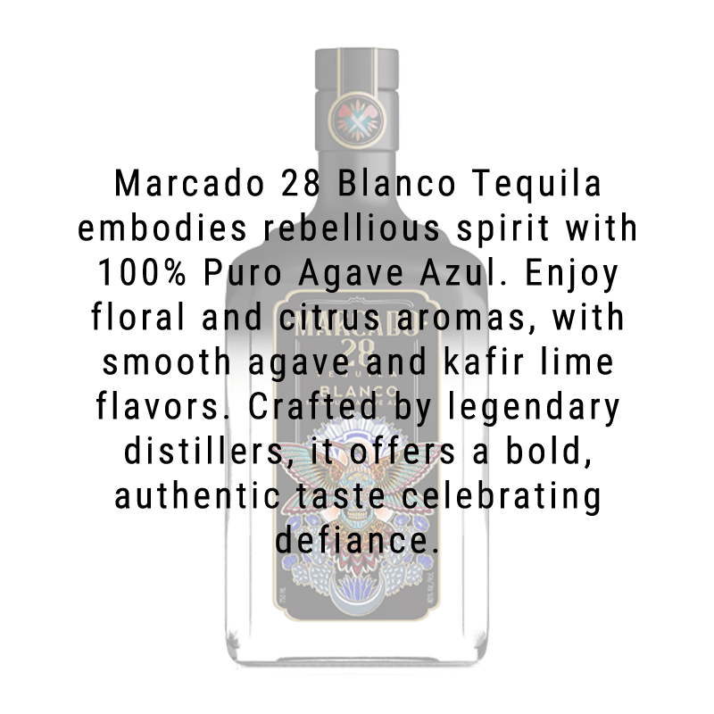 Marcado 28 Tequila Blanco 750mL