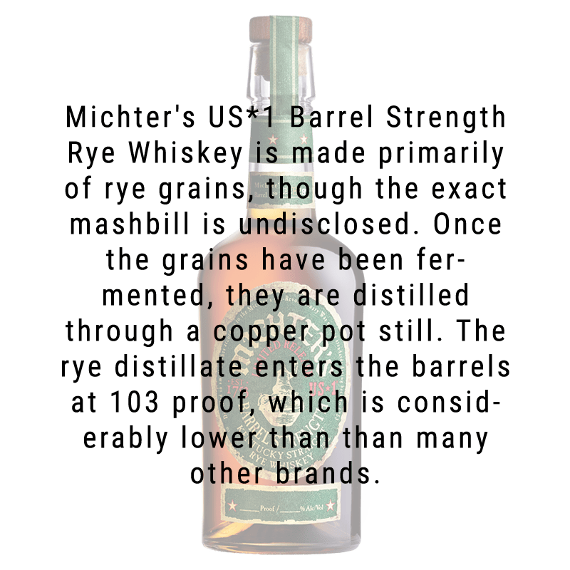 Michter's US * 1 Barrel Strength Rye 750mL