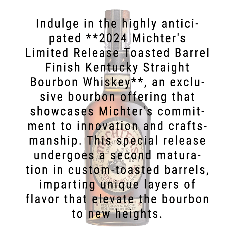 Michter's Toasted Barrel Barrel Finish Bourbon 750mL