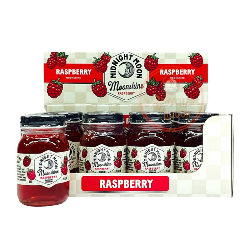 Midnight Moon Raspberry Moonshine 50mL 12 pack