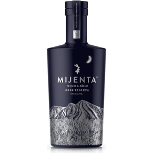 Luxury Mijenta Anejo Gift Tequila bottle with elegant packaging, perfect for gifting.