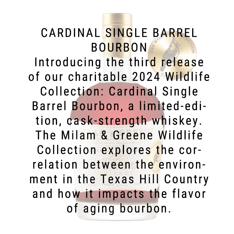 Milam & Greene Cardinal Bourbon Whiskey 750mL